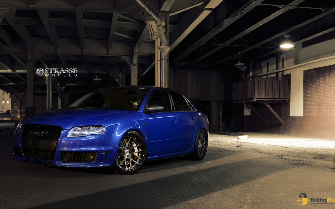 Audi RS4 – Strasse Wheels – SM7 Concave